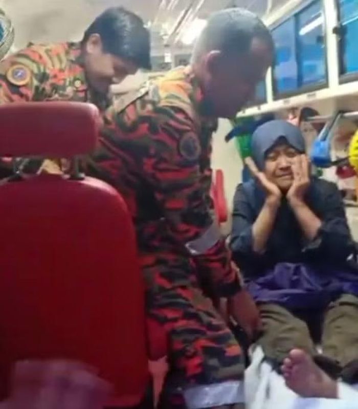 Jaslinda được đưa vào bệnh viện điều trị. Ảnh: NST.