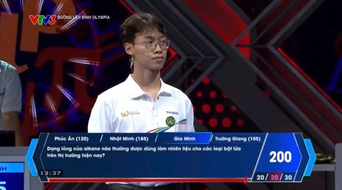  Gia Minh ở phần thi về đích 