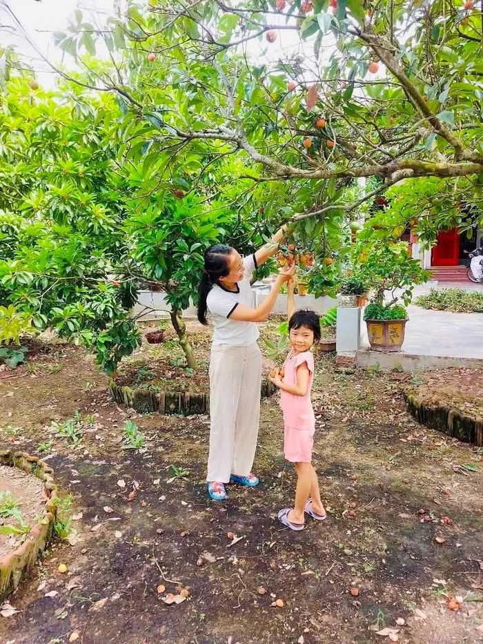 Bé Bí háo hức khi được về quê nghỉ hè cùng ông bà. 