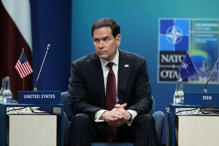  Ngoại trưởng Mỹ Marco Rubio tham dự cuộc họp Hội đồng Bắc Đại Tây Dương ở cấp ngoại trưởng NATO tại Helsingborg, Thụy Điển, ngày 22/5. Ảnh: Reuters. 