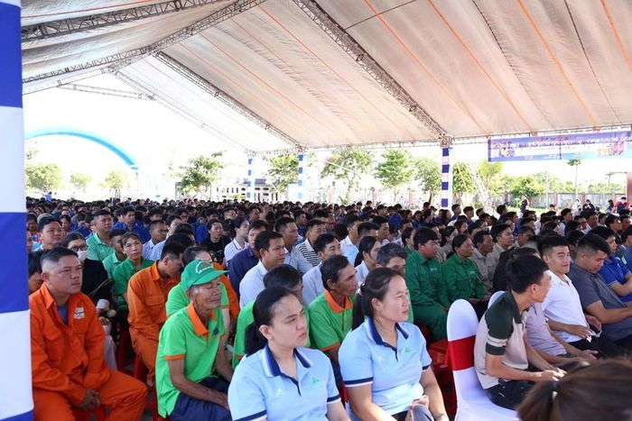 Chương trình có sự tham gia với hơn 2.000 thanh niên công nhân đang làm việc trên địa bàn tỉnh Gia Lai