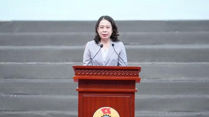 Phó Chủ tịch nước Võ Thị Ánh Xuân phát biểu tại lễ phát động.