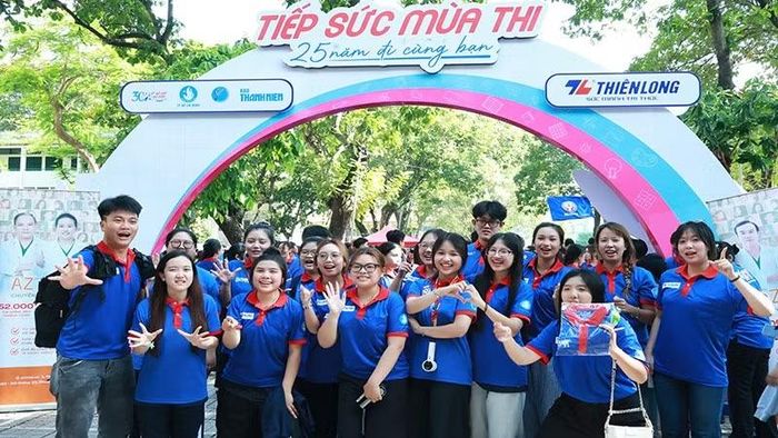 Đông đảo sinh viên hào hứng khi được tham gia Chương trình “Tiếp sức mùa thi” năm 2026. (Ảnh: CTV).