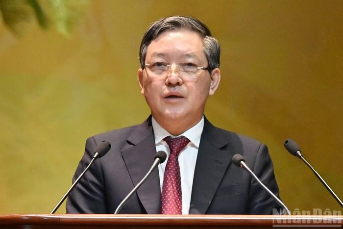 Chủ tịch Ban Chấp hành Trung ương Hội Nông dân Việt Nam Lương Quốc Đoàn điều hành nội dung bầu Ban Chấp hành Trung ương Hội Nông dân Việt Nam khóa IX.