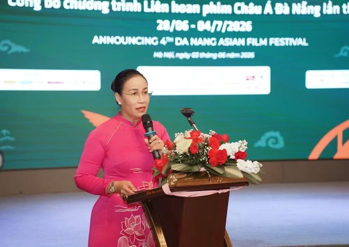 Phó Chủ tịch Ủy ban nhân dân Thành phố Đà Nẵng phát biểu tại họp báo về DANAFF 4.
