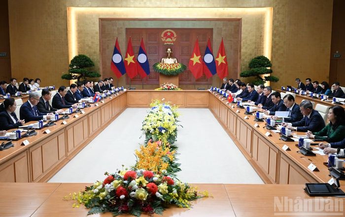 Quang cảnh hội đàm.