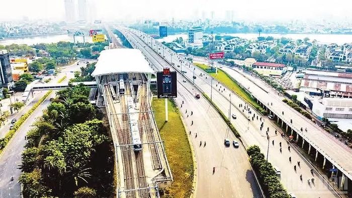 Tuyến Metro số 1. (Ảnh: Thành Đạt)