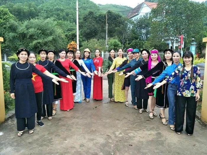 Ngày hội đại đoàn kết toàn dân tộc tại thôn Trường Tùng. (Ảnh do nhân vật cung cấp)