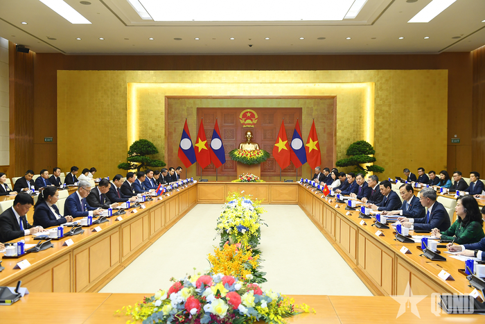  Quang cảnh hội đàm. Ảnh: TUẤN HUY 