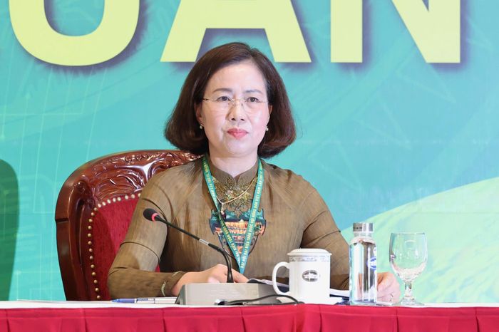  Phó Chủ tịch Hội Nông dân Việt Nam Bùi Thị Thơm. Ảnh: QUANG PHÚC 