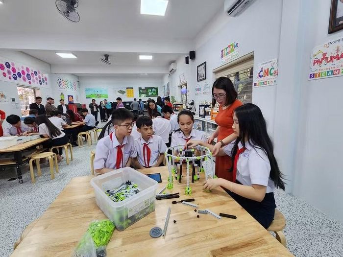 Phòng học STEM của Trường THCS Nguyễn Lương Bằng.