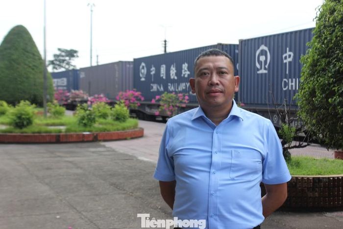 Ông Nguyễn Hoàng Thanh - Phó Tổng Giám đốc Công ty CP Vận tải Thương mại Đường sắt. Ảnh: Lộc Liên.