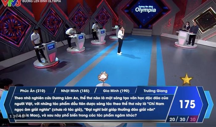 Trường Giang đã có phần thi về đích hoàn hảo.