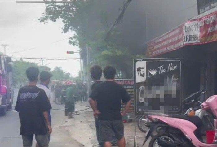 Hiện trường vụ việc.