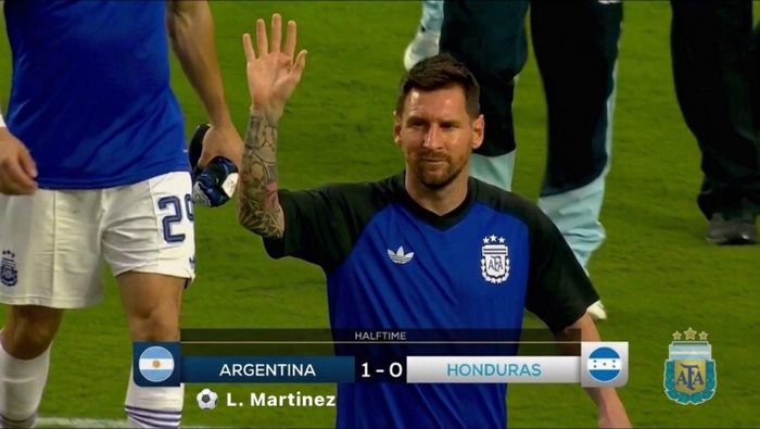 Messi không ra sân trận này - Ảnh AFA