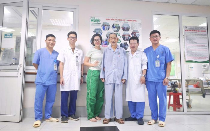 Bệnh nhân hồi phục sau khi thoát khỏi "cửa tử" (Ảnh: BVCC)