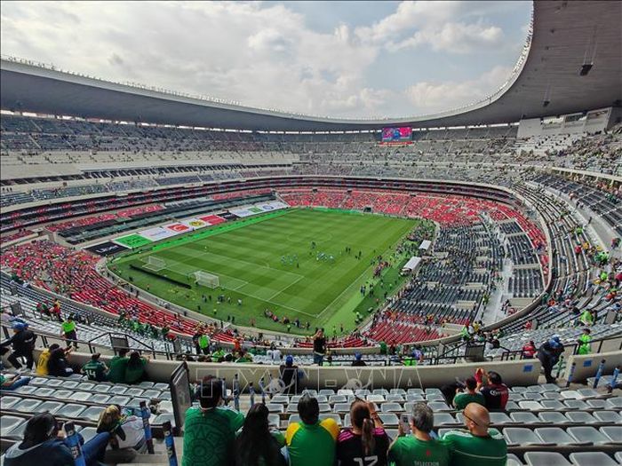 Sân vận động Azteca (Banorte - Mexico) sẵn sàng cho World Cup 2026. Ảnh minh họa: Phương Lan/PV TTXVN tại Mexico