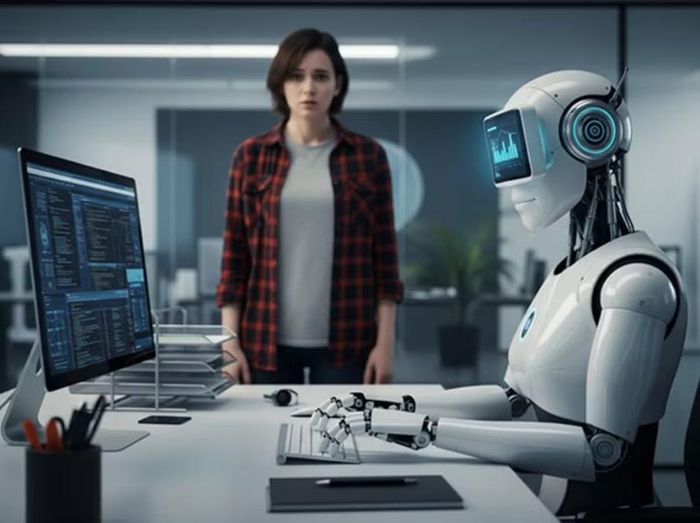 AI đang thay thế con người trong một số vị trí lao động văn phòng có thu nhập cao. Ảnh: Ithome.