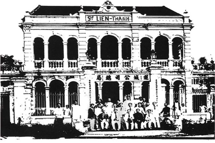 Trụ sở Công ty Nước mằm Liên Thành tại Sài Gòn - Chợ Lớn năm 1911. Nguồn: Công ty Nước mắm Liên Thành