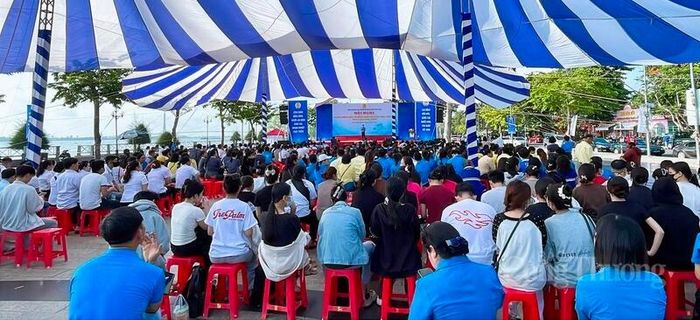 Quang cảnh tại buổi phát động. Ảnh: Khánh Ngọc.