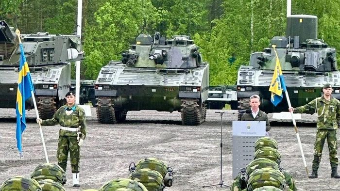 Thụy Điển triển khai binh lính dưới sự chỉ huy của NATO. Ảnh: NATO.