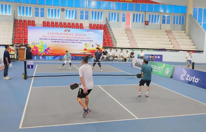  Trận tranh tài môn Pickleball nội dung đôi nam lãnh đạo quản lý. 