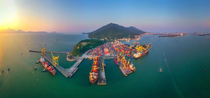 Một góc cảng Tiên Sa. Ảnh: Kim Liên