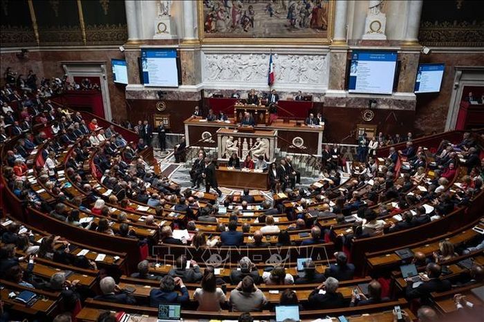 Toàn cảnh một phiên họp Quốc hội Pháp ở Paris. Ảnh tư liệu: TTXVN