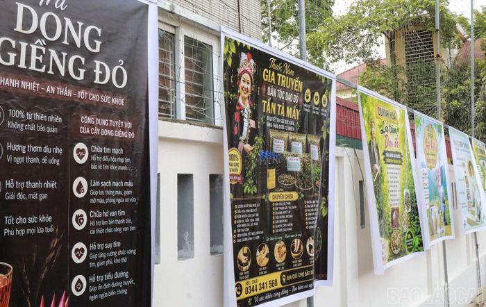 Nơi bày bán sản phẩm địa phương và livestream bán hàng.