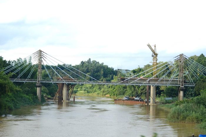 Dự án xây dựng cầu Phước Cát tại xã Cát Tiên 3 đang bị chậm tiến độ