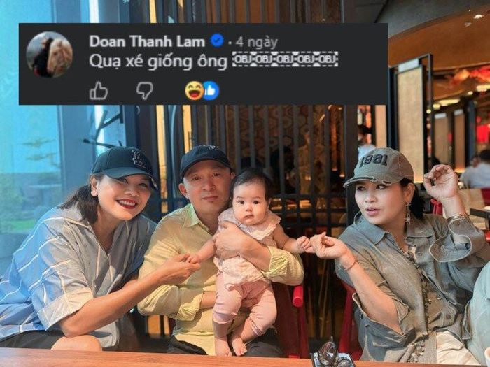 NSND Thanh Lam nhận xét cháu gái giống nhạc sĩ Quốc Trung.