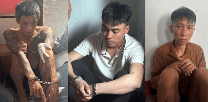 Các đối tượng: Trương Ngọc Sáng, Võ Văn Hoàng và Hoàng Văn Phú.