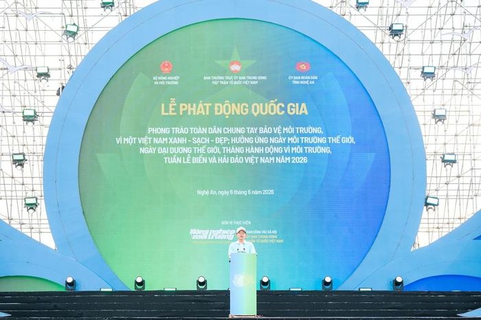 Phó Thủ tướng Chính phủ Hồ Quốc Dũng phát động hưởng ứng Ngày Môi trường thế giới, Ngày Đại dương thế giới, Tháng hành động vì môi trường và Tuần lễ Biển và Hải đảo Việt Nam năm 2026 - Ảnh BTC