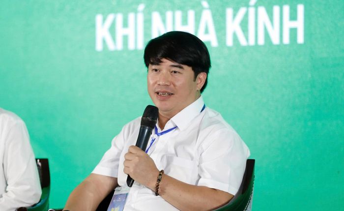 Ông Nguyễn Phú Dương, Phó tổng giám đốc Tổng công ty Thép Việt Nam (VNSTEEL) chia sẻ kinh nghiệm giảm "dấu chân carbon".