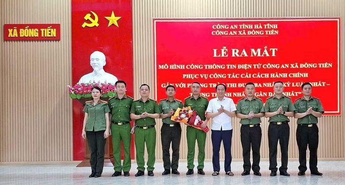 Ra mắt Cổng thông tin điện tử Công an xã để “gần dân Nhất”.
