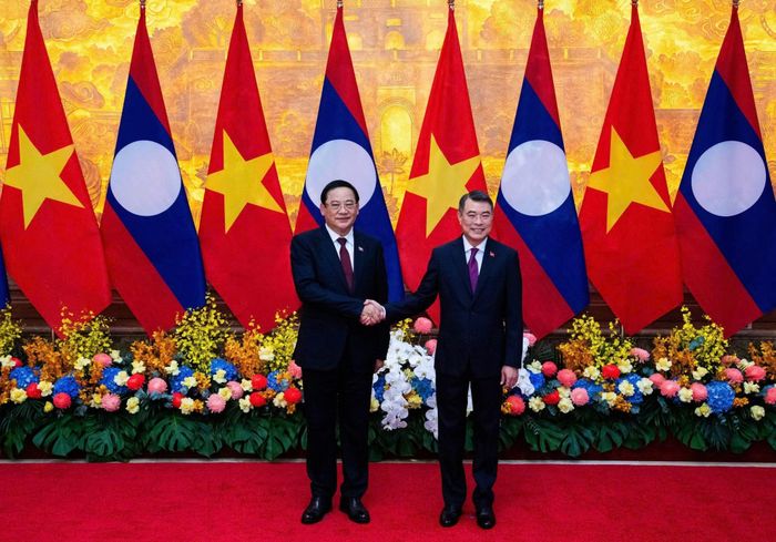Sau lễ đón, hai Thủ tướng đã dẫn đầu Đoàn cấp cao hai nước tiến hành hội đàm nhằm đánh giá kết quả hợp tác giữa hai nước thời gian qua và đề xuất các phương hướng hợp tác thời gian tới; chứng kiến lễ ký kết, trao các văn kiện hợp tác Việt Nam-Lào.