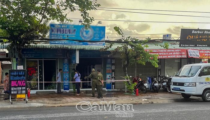 Lực lượng an ninh đã phong tỏa hiện trường để phục vụ công tác điều tra (Ảnh chụp lúc 17 giờ 30 phút, ngày 7/6/2026).