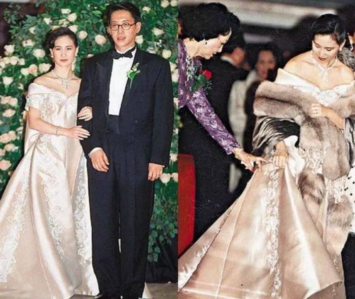 Hà Siêu Quỳnh diện váy cưới Dior