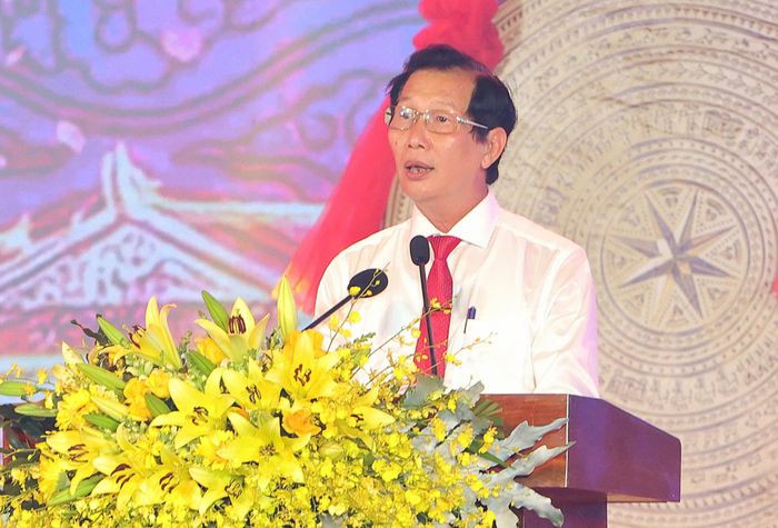Ông Lê Văn Phước - Phó chủ tịch UBND tỉnh An Giang phát biểu.
