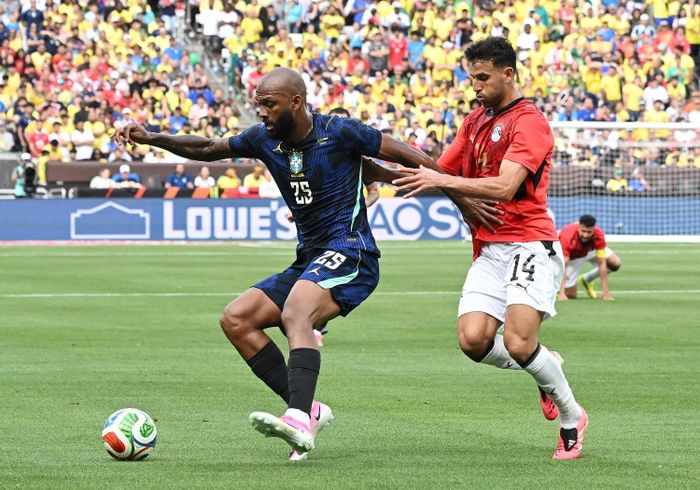 Đội tuyển Brazil thắng Ai Cập 2-1. (Ảnh: Reuters)