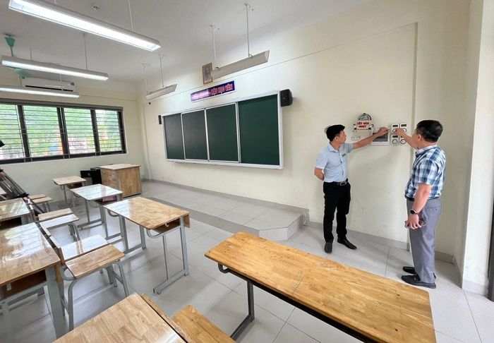 Các nhà trường rà soát điều kiện tổ chức thi tốt nghiệp THPT năm 2026. Ảnh: Lê Nguyễn