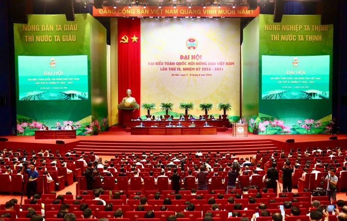 Phiên thứ nhất Đại hội đại biểu toàn quốc Hội Nông dân Việt Nam lần thứ IX đã được tổ chức thành công. Ảnh: Tùng Nguyễn.