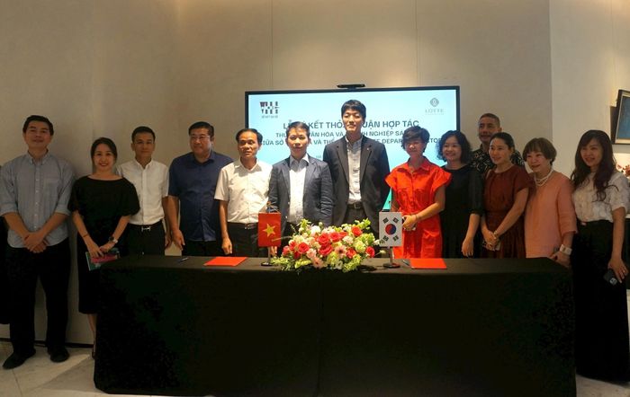Hai bên thỏa thuận cũng hướng tới việc đồng hành triển khai các hoạt động trong khuôn khổ chương trình “Hà Nội - Thành phố sáng tạo” của UNESCO. Ảnh: Thu Hà