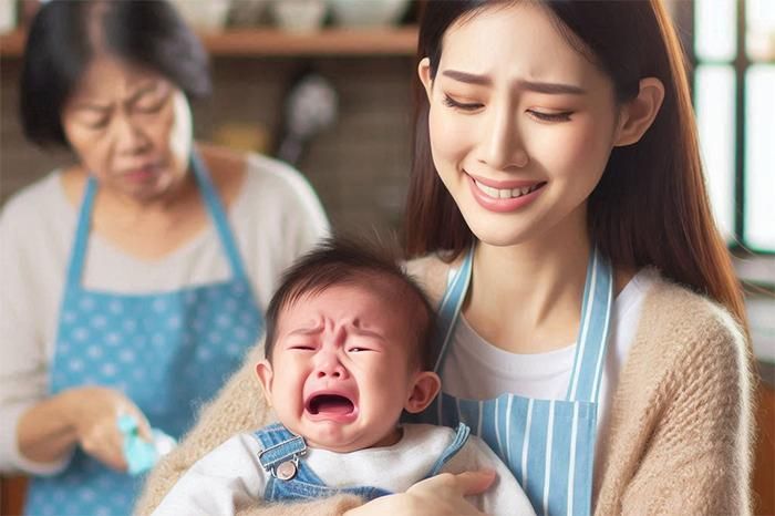 Vợ tôi luôn miệng kêu vất vả, đòi tìm giúp việc. (Ảnh minh họa được tạo bởi AI)