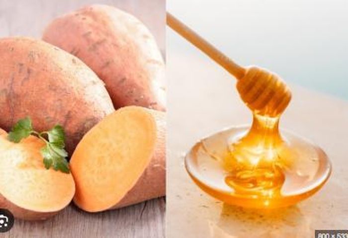Công thức tắm trắng bằng khoai lang kết hợp mật ong rất phù hợp cho cô nàng da dầu và đang gặp vấn đề trên da như mụn, vết thâm, nám…