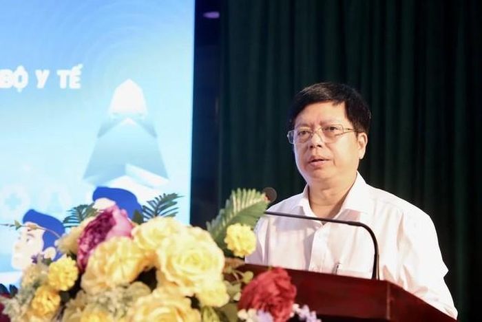 TS.BS Nguyễn Trọng Khoa, Phó Cục trưởng Cục Quản lý Khám, chữa bệnh phát biểu tại chương trình.