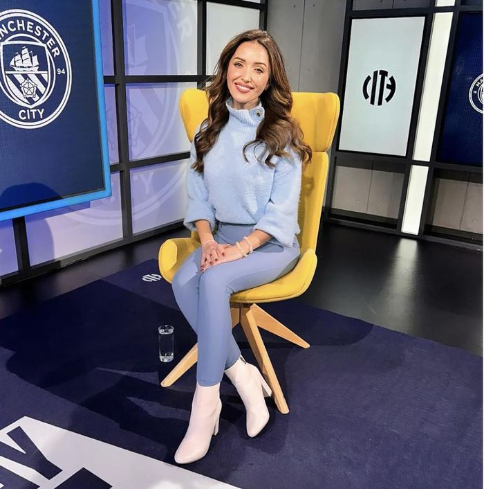 "Tôi yêu anh, Pep", chuyên gia bình luận Natalie Pike nói lời tạm biệt với huấn luyện viên của Man City. Ảnh: Instagram