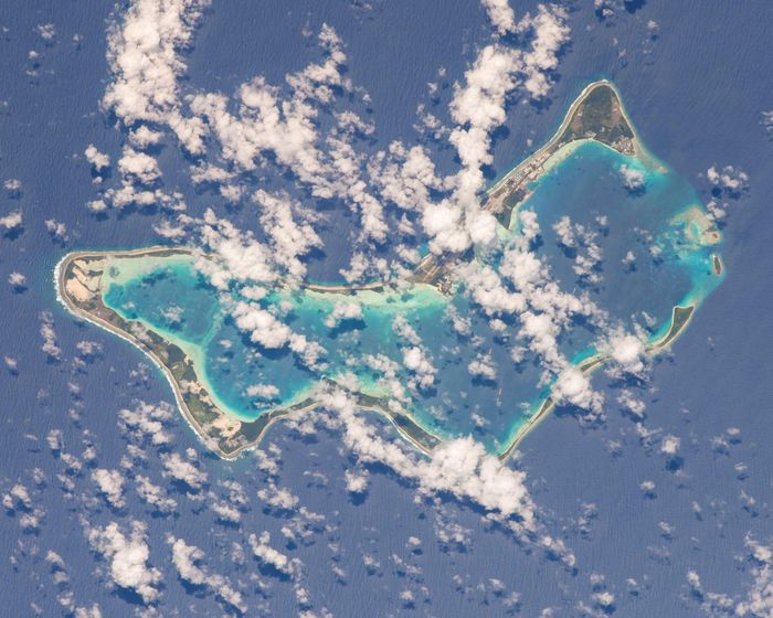 Mỹ được cho là đang xem xét kế hoạch mua quần đảo Chagos. Ảnh: NASA Archive/Alamy