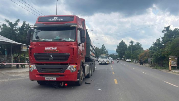 Hiện trường vụ tai nạn. Ảnh: VT