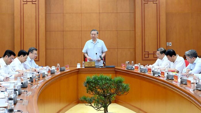 Quang cảnh buổi làm việc. Ảnh: NHÂN DÂN 